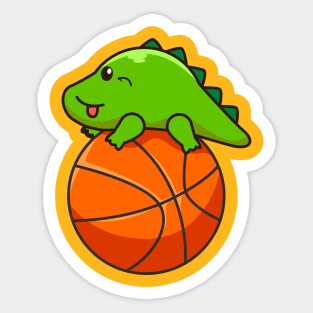 Crocodile ball Sticker